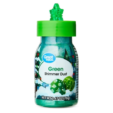 Great Value Green Shimmer Dust, 2.47 oz