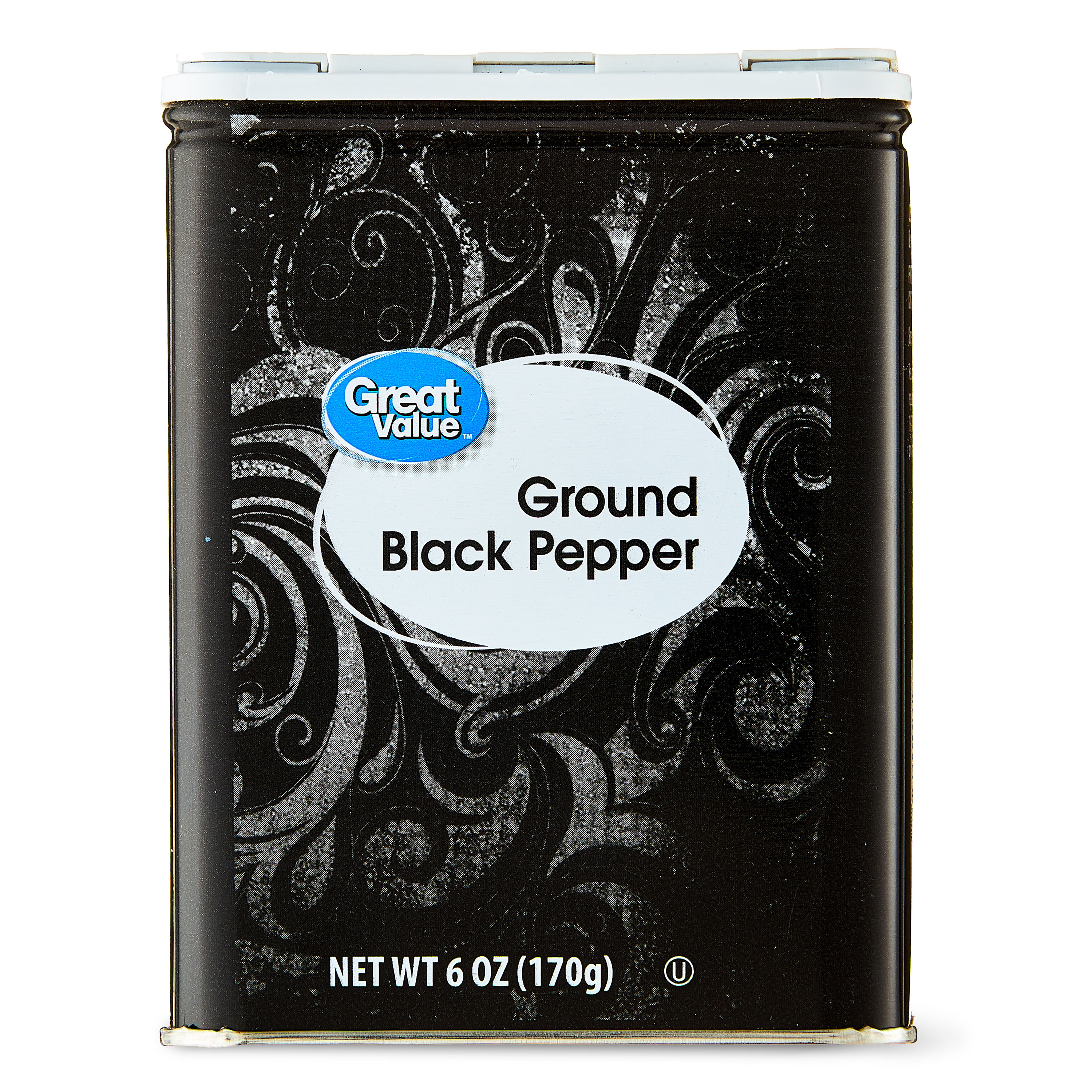 Great Value Ground Black Pepper, 6 oz - image 1 of 9