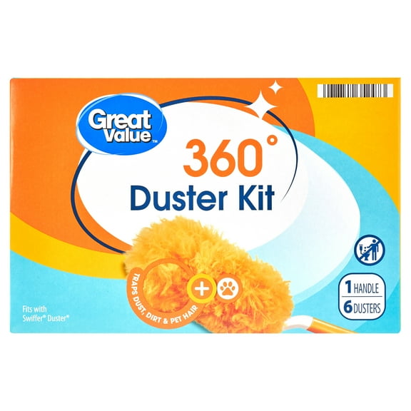 Great Value 360 Duster Kit, 6 Count
