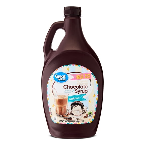 Great Value Chocolate Syrup, 48 oz