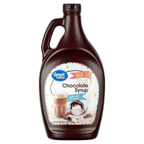 Great Value Chocolate Syrup, 48 oz