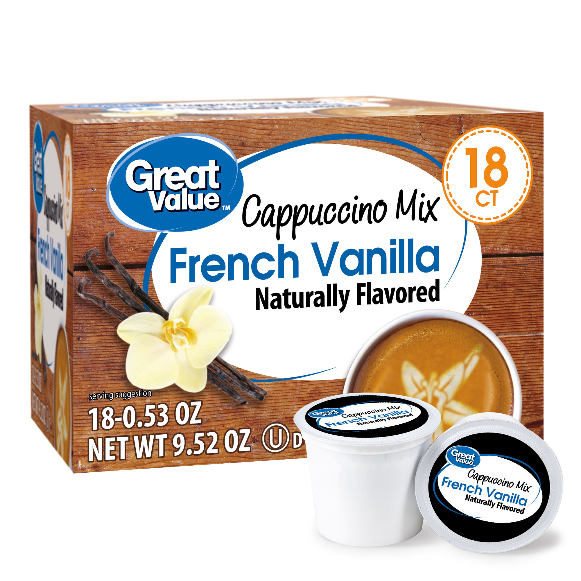Great Value Gv Frnch Vnlla Capp Pods 18ct - image 1 of 9