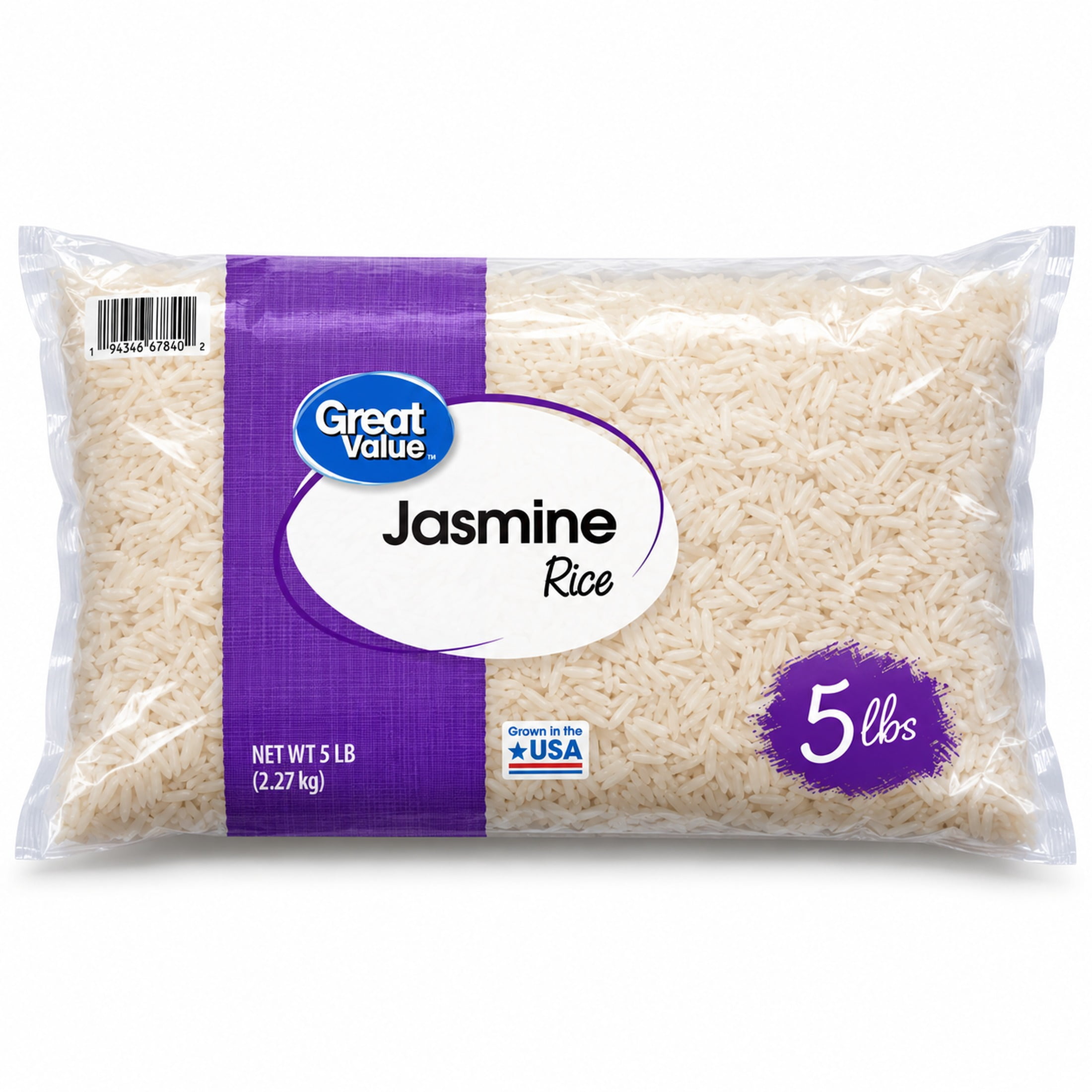 Great Value Jasmine Rice, 5 lb