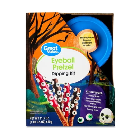 Great Value Halloween Pretzel Dipping Kit, 21.5 oz