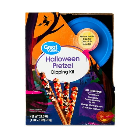 Great Value Halloween Pretzel Dipping Kit, 21.5 oz