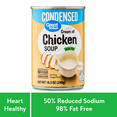 thumbnail image 1 of Great Value Heart Healthy 98% Fat Free and 50% Less Sodium Cream of Chicken Condensed Soup, 10.5 oz, 1 of 10