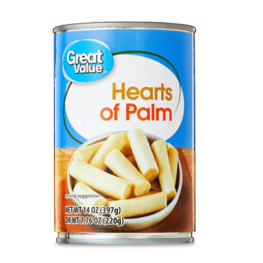 Great Value Hearts of Palm, 14 Ounce Can