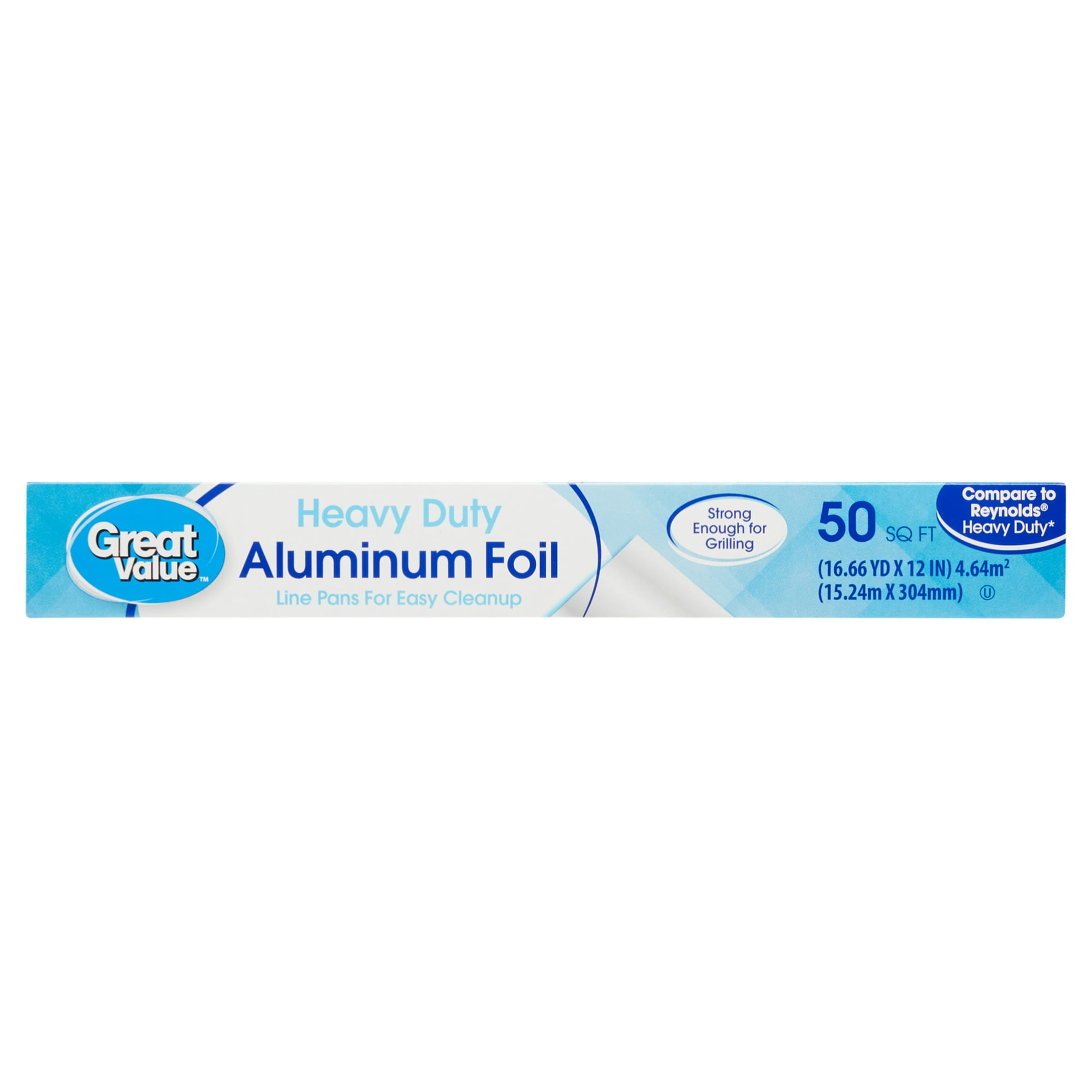 Great Value Heavy Duty Aluminum Foil, 50 sq ft – itFRESH