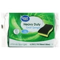 thumbnail image 1 of Great Value Heavy Duty Scrub Sponges, 4 Count, 1 of 7