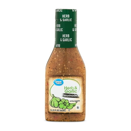 Great Value Herb & Garlic Marinade, 12.25 fl oz
