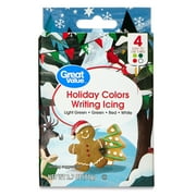Great Value Holiday Colors Writing Icing, 2.7 oz