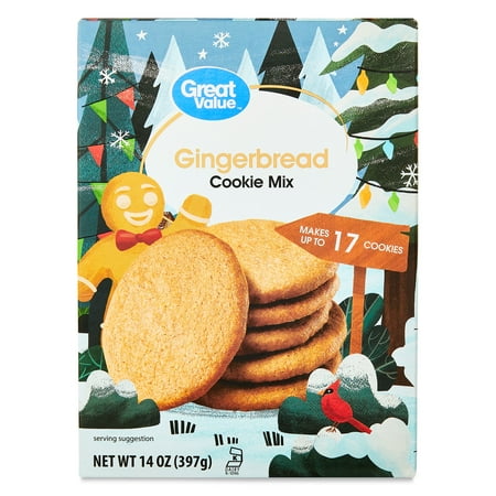 Great Value Holiday Gingerbread Cookie Mix, 14 oz