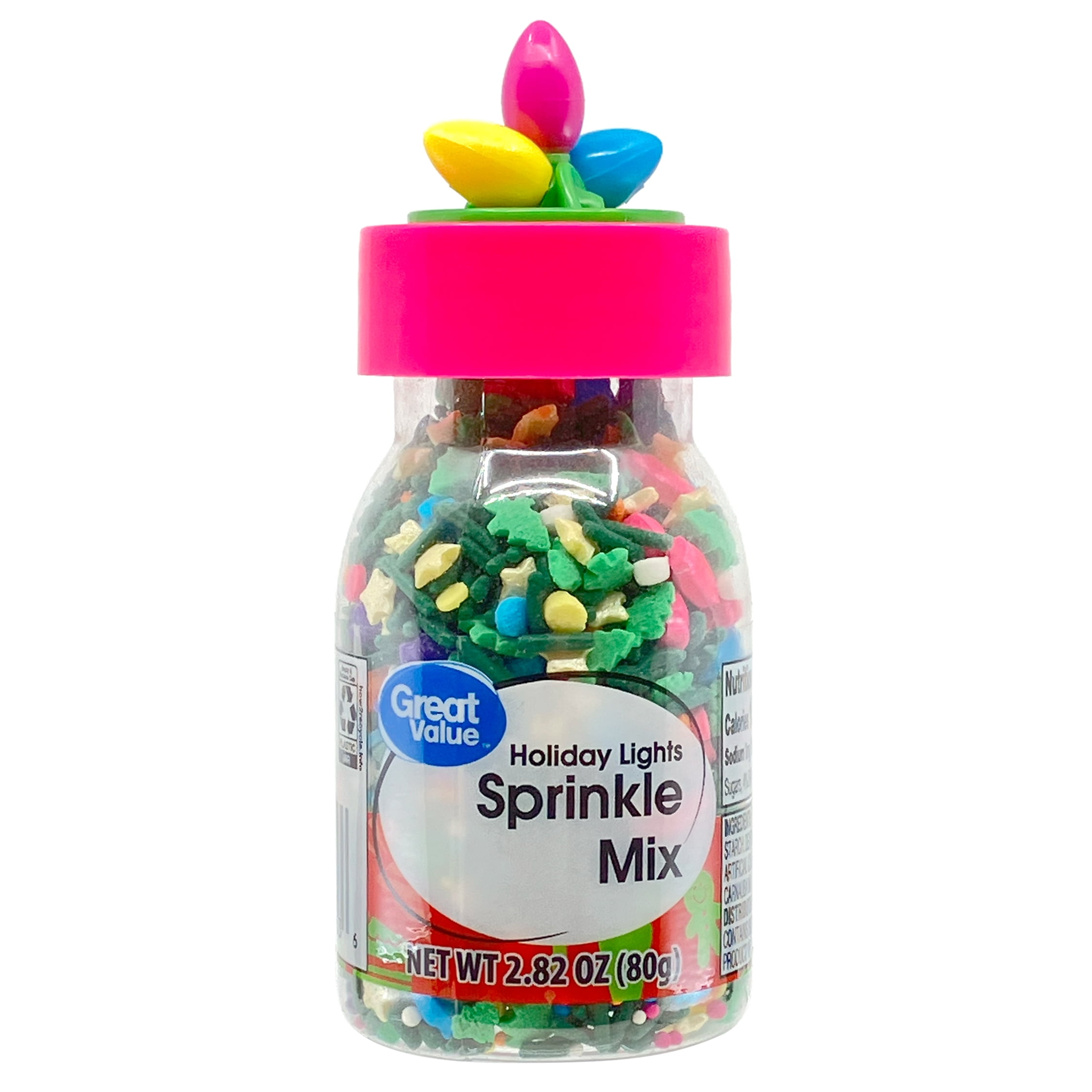 Great Value Decorating Sprinkles, Flowers, 1.9 oz 