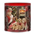 thumbnail image 1 of Great Value Holiday Popcorn Tin, Puppies Chill Design, 21 oz, 1 of 6