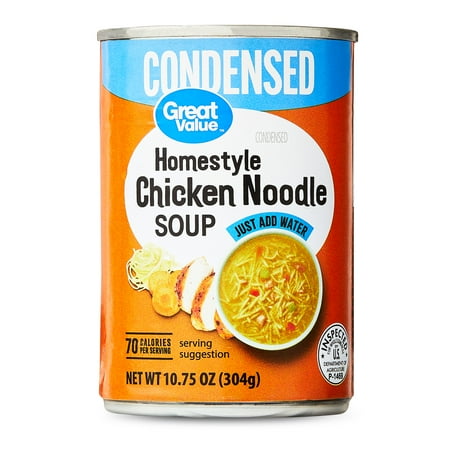 Great Value Homestyle Chicken Noodle Condensed Soup, 10.75 oz, 1 Pack