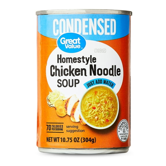 Great Value Homestyle Chicken Noodle Condensed Soup, 10.5 oz, 1 Pack