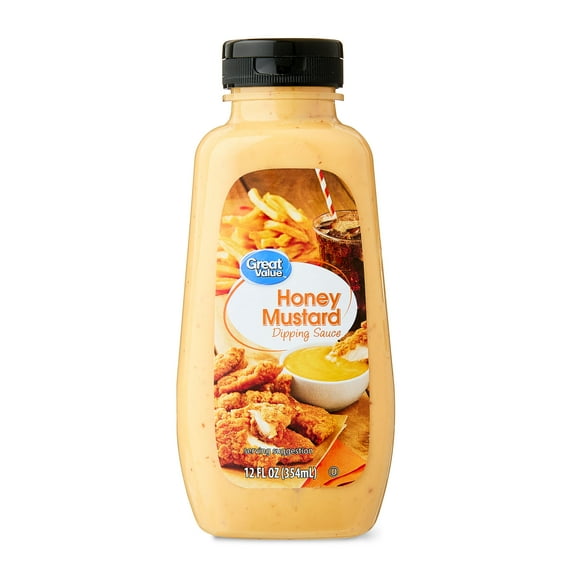 Great Value Honey Mustard Dipping Sauce, 12 fl oz