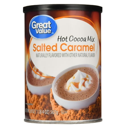 Great Value Hot Cocoa Mix, Salted Caramel, 20 oz