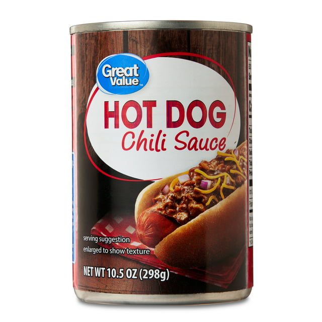 Great Value Hot Dog Chili Sauce, 10.5 oz