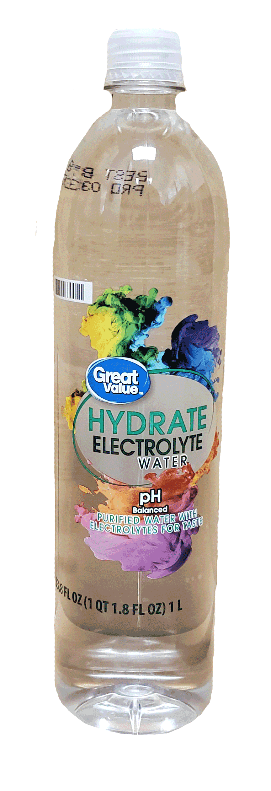Great Value Hydrate Electrolyte Water, 1L