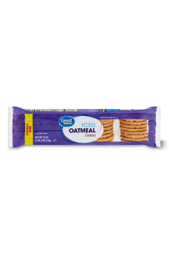 Iced Oatmeal Flavor Cookies, 18 oz