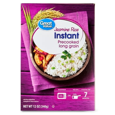 Great Value Instant Jasmine Rice, 12 oz