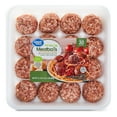 Great Value Italian Style Pork Meatballs, 21.3 oz (Fresh)