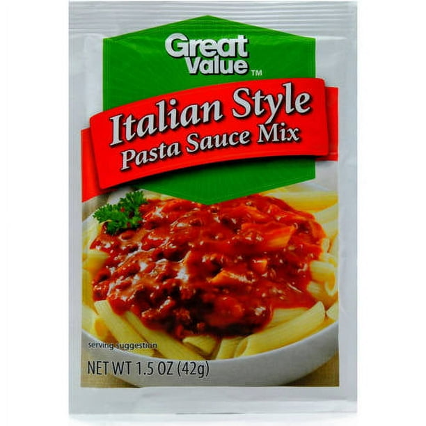 Great Value Italian Style Spaghetti Sauce Mix, 1.5 oz