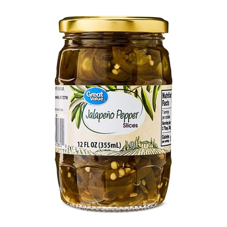 Great Value Jalapeno Pepper Slices, 12 oz