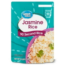 Great Value Jasmine Rice 90 Second Pouch, 8.8 oz