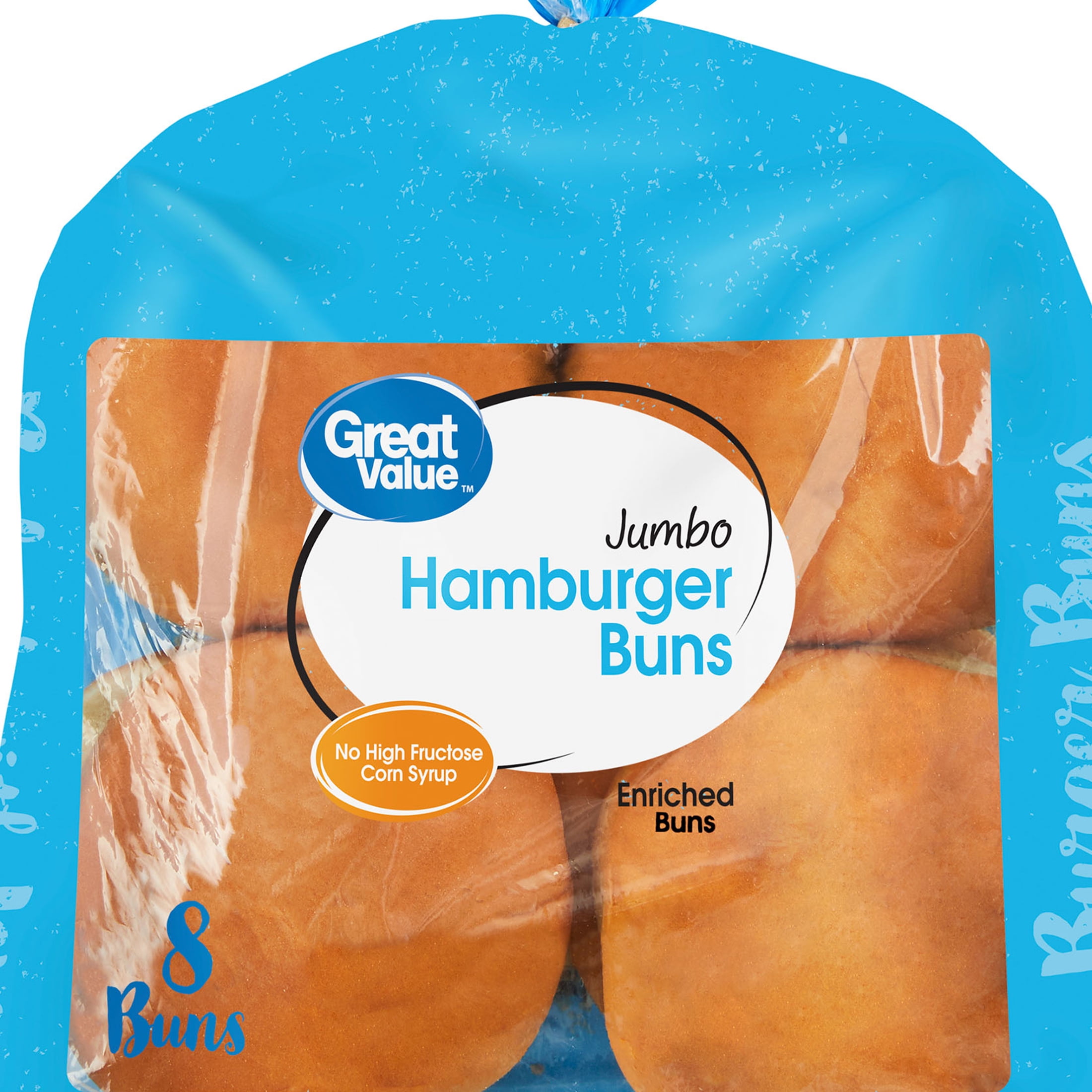 Great Value Hot Dog Buns, White, 11 oz, 8 Count 