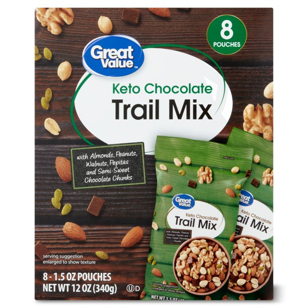 Great Value Trail Mixes - Keto-Friendly Break Drink Option