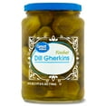 thumbnail image 1 of Great Value Kosher Dill Gherkins Pickles, 24 oz, 1 of 7