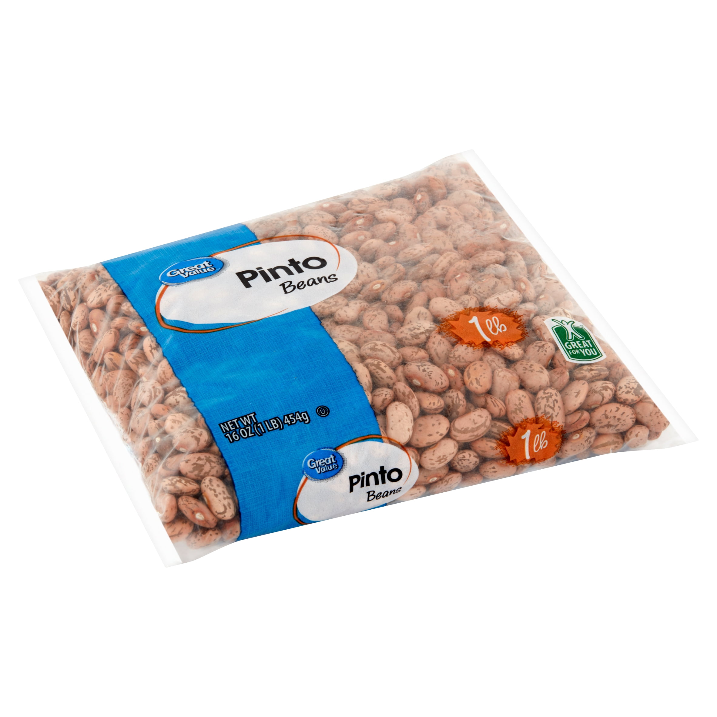 Great Value Kosher Pinto Beans, 16 oz