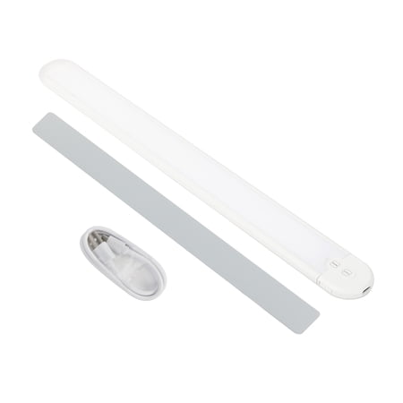 GREAT VALUE 16″ 50 LUMENS 16-INCH RECHARGEABLE TOUCH ACTIVATED LED UNDER CABINET LIGHT, WARM WHITE/DAYLIGHT DELUXE