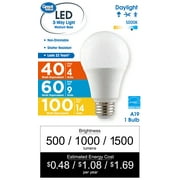 Great Value LED Frosted A19 3 Way Medium Base Non-Dimmable Light Bulb Type 40/60/100 Watts CA