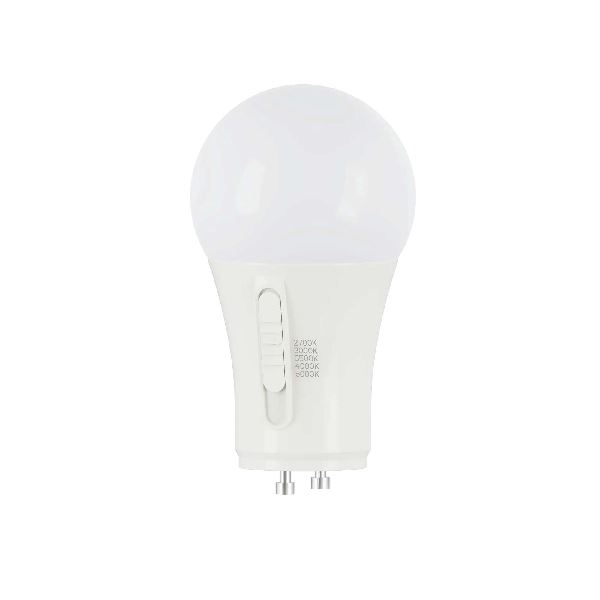 Great Value 10W LED Light Bulb, 60W Equivalent, A19 Lamp, GU24 Base, Dimmable, 1-Pack