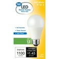 thumbnail image 1 of Great Value LED Light Bulb, 12W (75W Equivalent) A19 General Purpose Lamp E26 Medium Base, Non-dimmable, Soft White, 1-Pack, 1 of 8