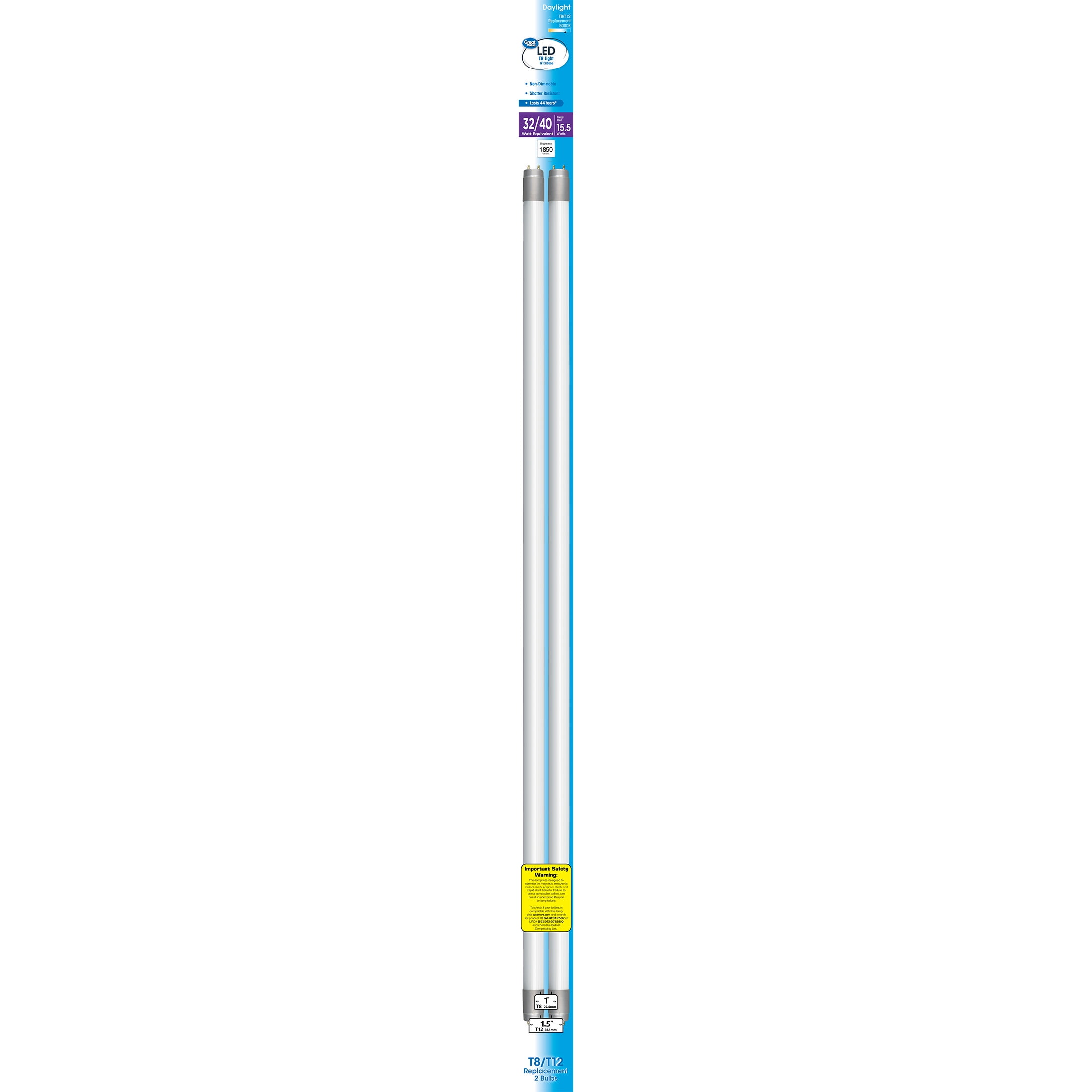 Walmart led fluorescent tube replacement online