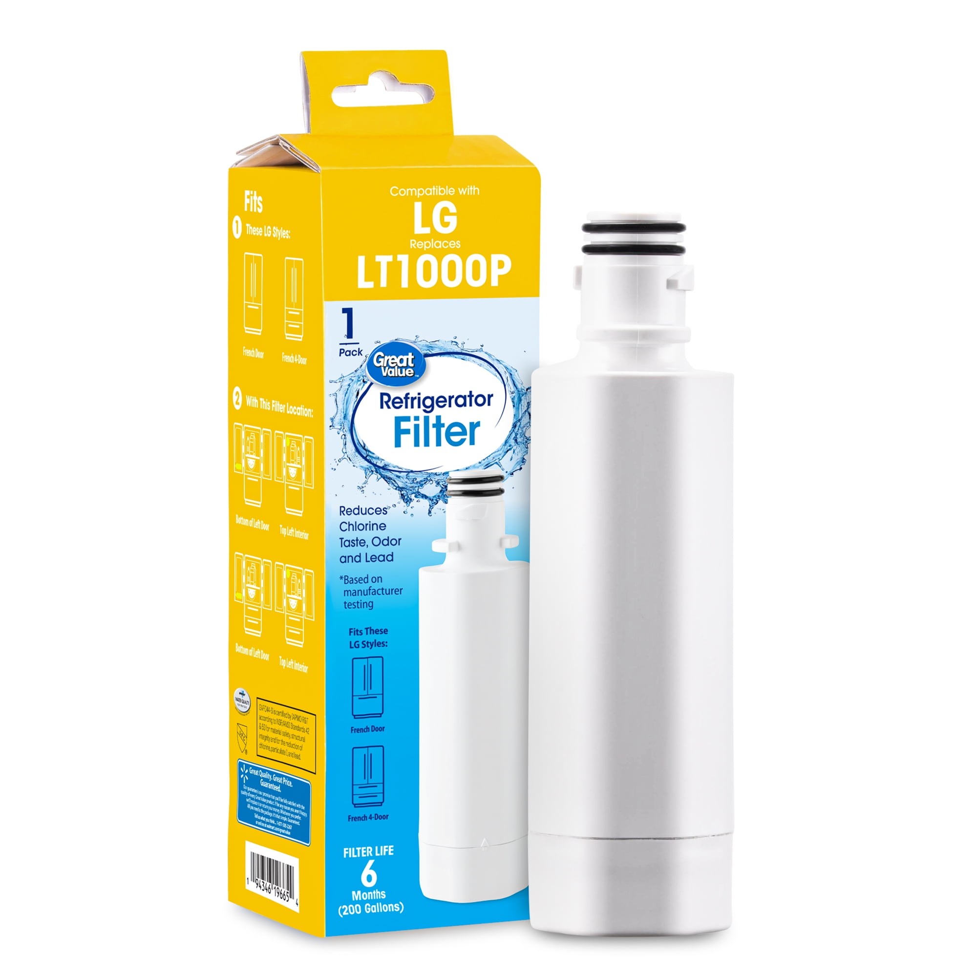 Great Value LG LT1000P, LT1000PC, MDJ64844601 Kenmore 469980 Great Value LG LT1000P, LT1000PC, MDJ64844601 Kenmore 469980