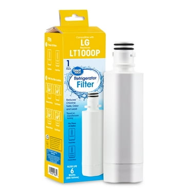 Great Value LG LT1000P, LT1000PC, MDJ64844601 Kenmore 469980, 9980 Refrigerator Water Filter Replacement, 1 Pack