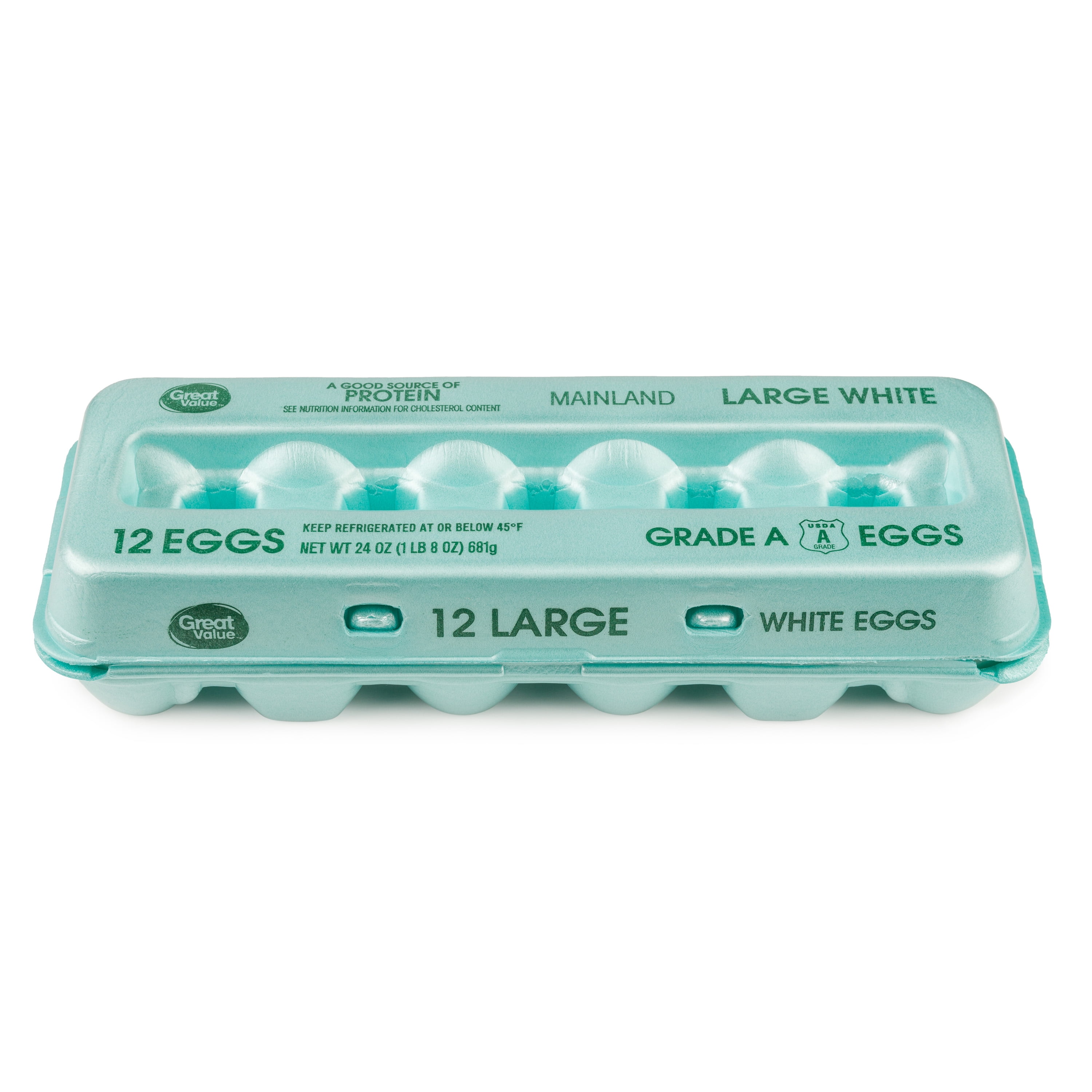 Great Value Large Eggs, 12 Count