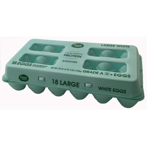 Great Value Large White Eggs 18 Count