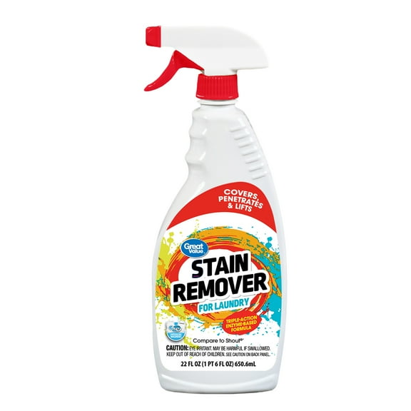 Great Value Laundry Stain Remover Spray, 22 fl oz