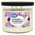 thumbnail image 1 of Great Value Lavender & Chamomile Scented Candle, 14 oz, 1 of 6