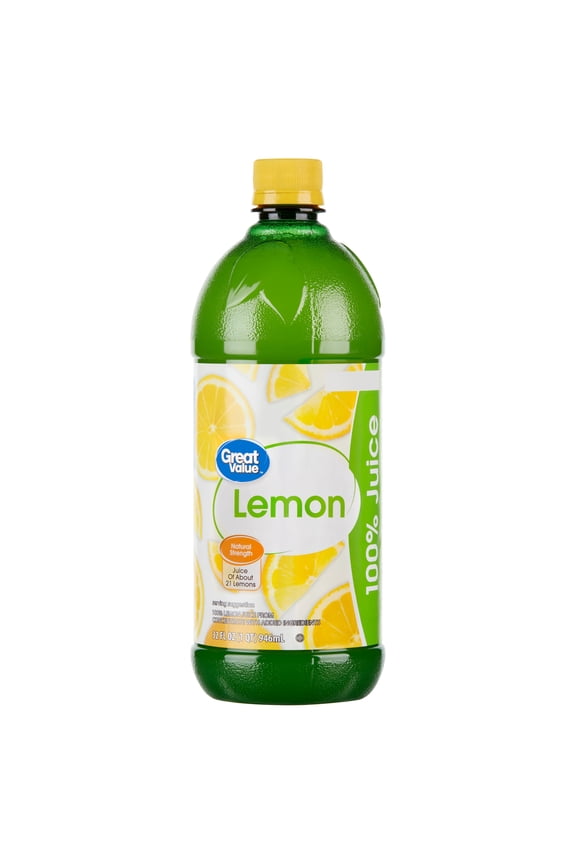 Lemon 100% Juice, 32 fl oz