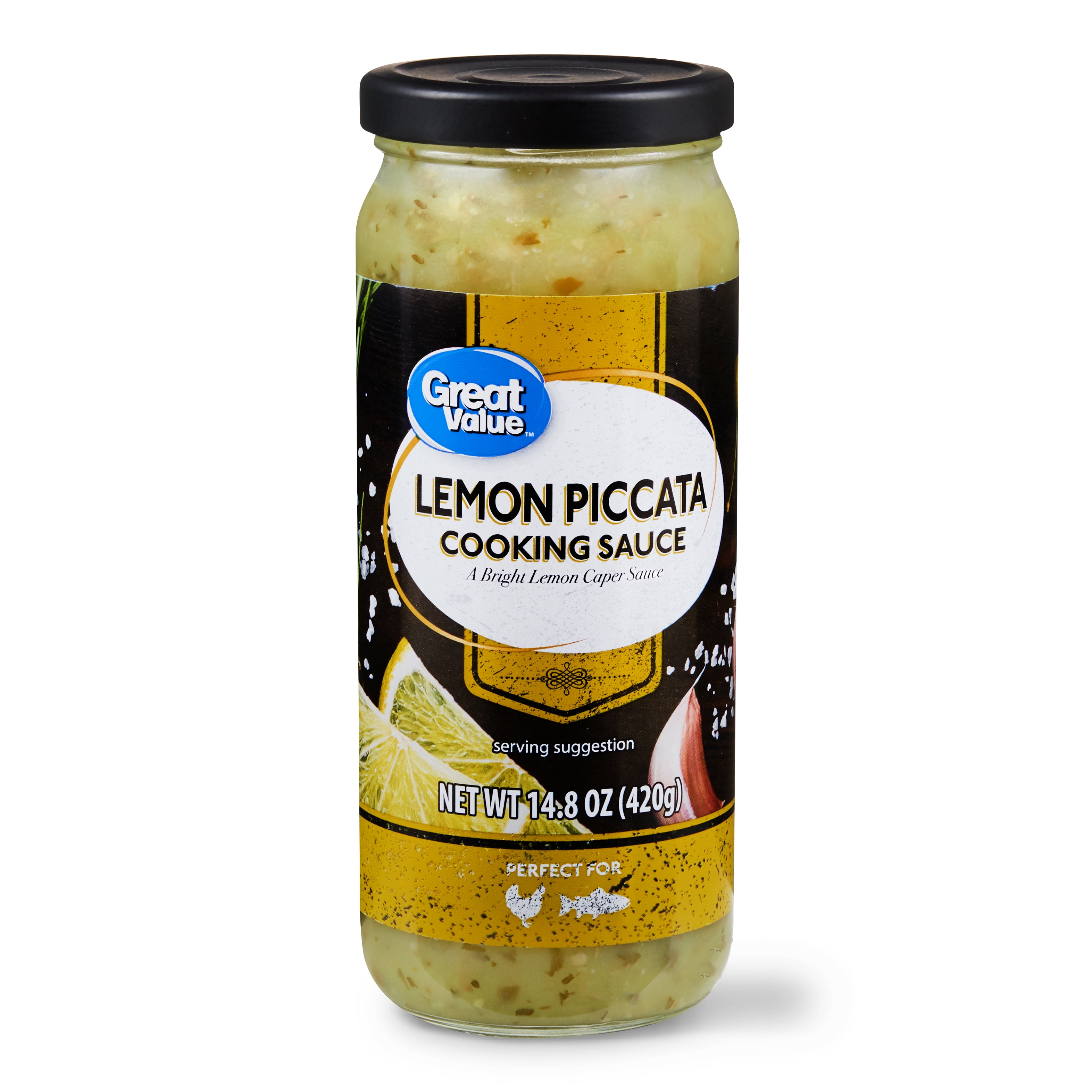 Great Value Lemon Piccata Cooking Sauce, 14.8 oz