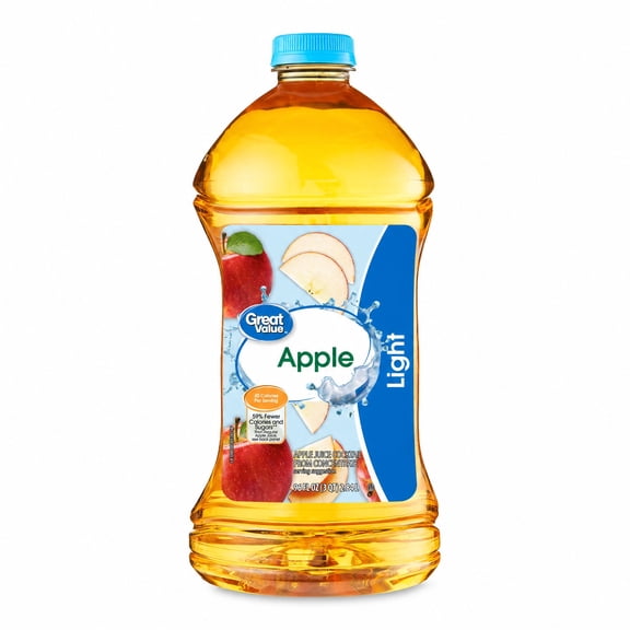 Great Value Light Apple Juice, 96 fl oz
