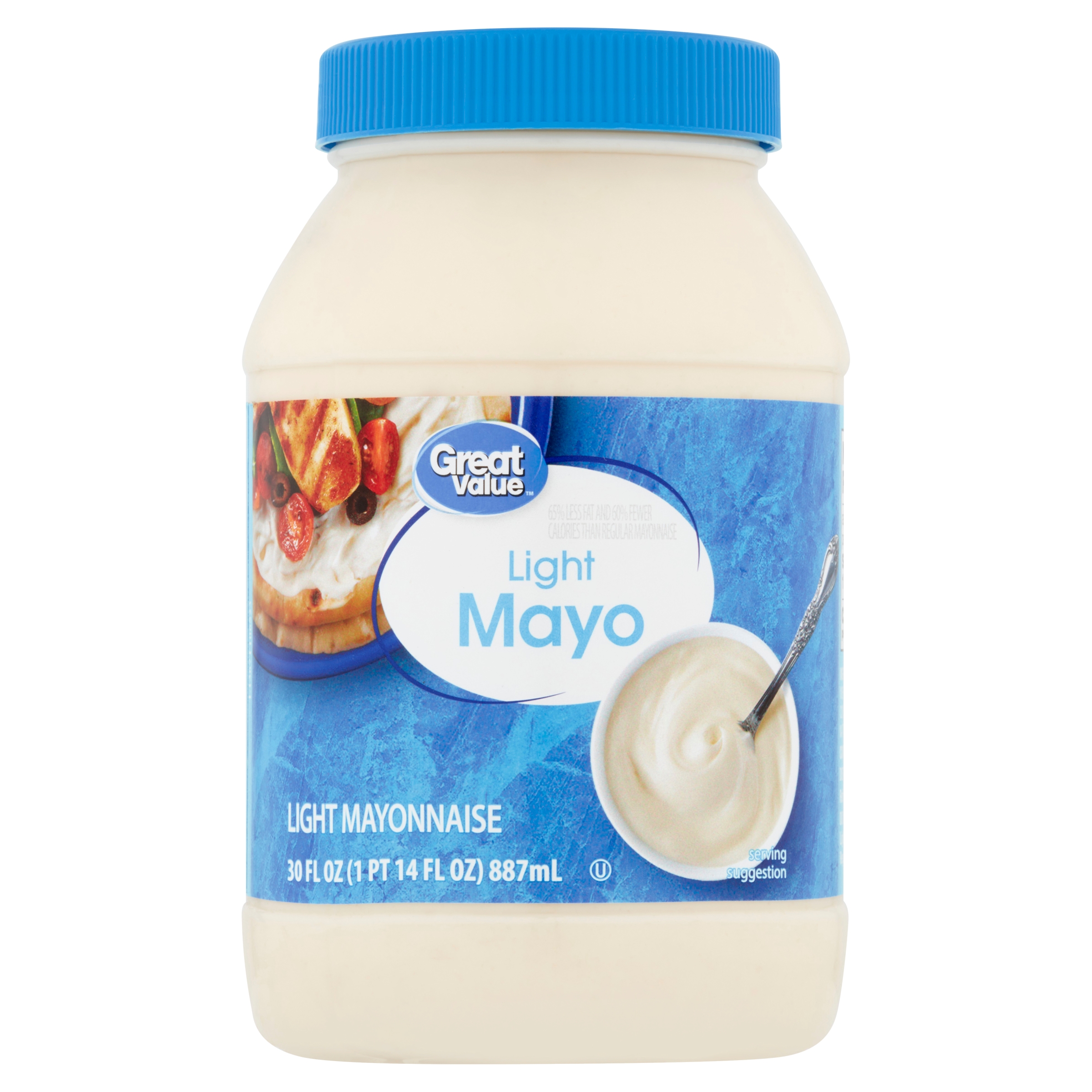 Great Value Light Mayonnaise, 30 fl oz - image 1 of 7