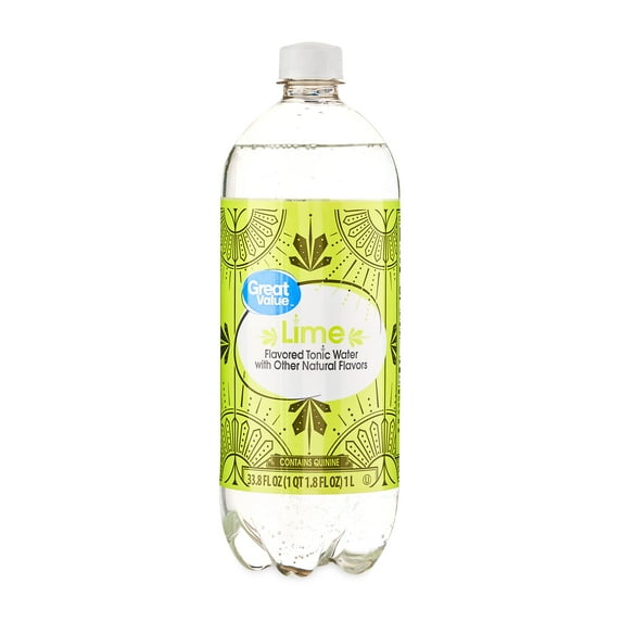 Great Value Lime Tonic Water, 33.8 fl oz